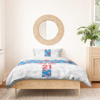 Luxembourg Football Custom Bedding Set Les Lions Rouges LT9 - Wonder Print Shop