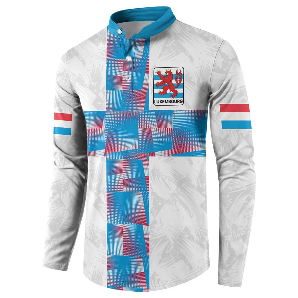 Luxembourg Football Custom Button Sweatshirt Les Lions Rouges LT9 - Wonder Print Shop