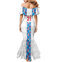 Luxembourg Football Custom Family Matching Mermaid Dress and Hawaiian Shirt Les Lions Rouges LT9 - Wonder Print Shop