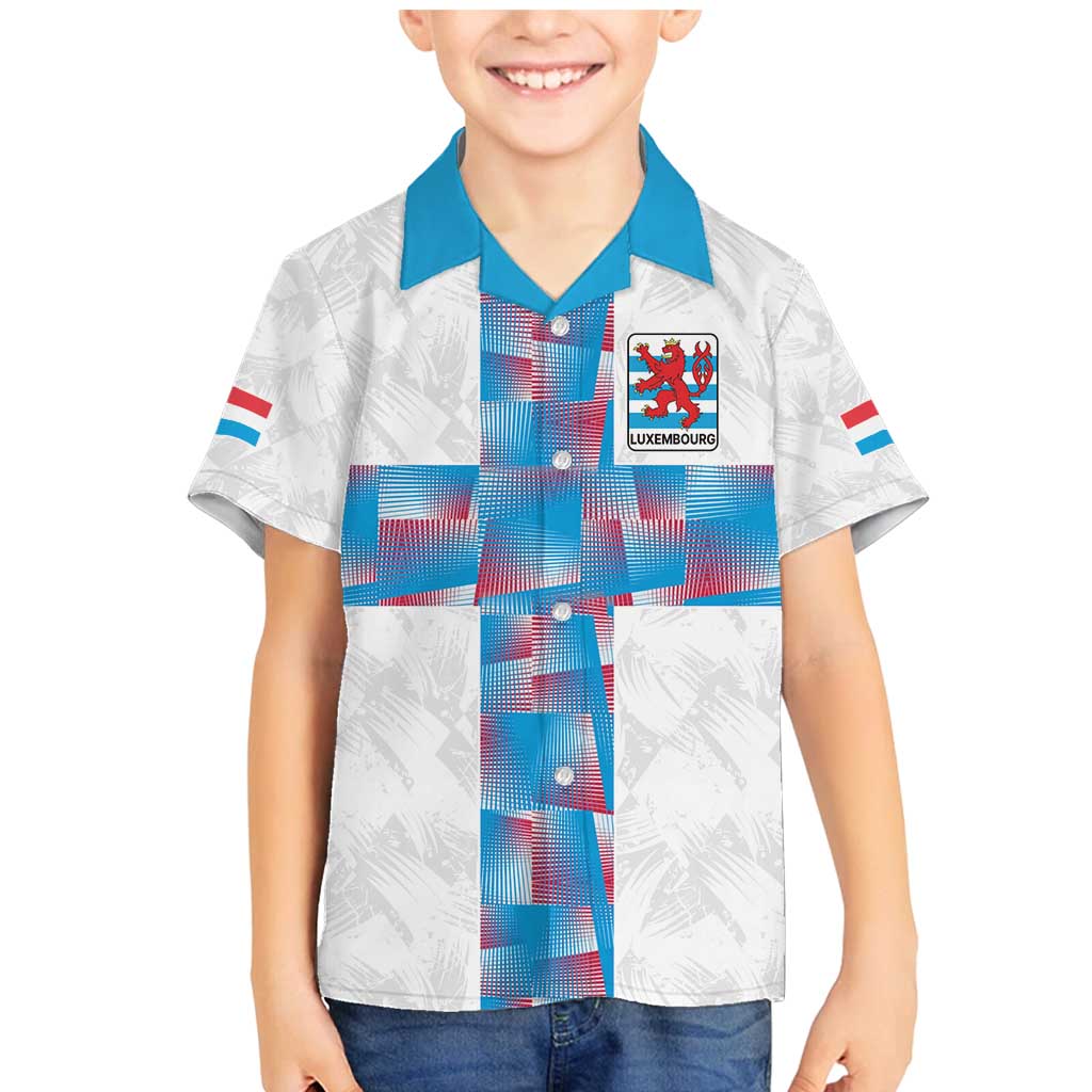 Luxembourg Football Custom Family Matching Mermaid Dress and Hawaiian Shirt Les Lions Rouges LT9 - Wonder Print Shop