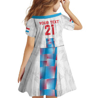 Luxembourg Football Custom Family Matching Tank Maxi Dress and Hawaiian Shirt Les Lions Rouges - Wonder Print Shop