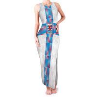 Luxembourg Football Custom Family Matching Tank Maxi Dress and Hawaiian Shirt Les Lions Rouges - Wonder Print Shop