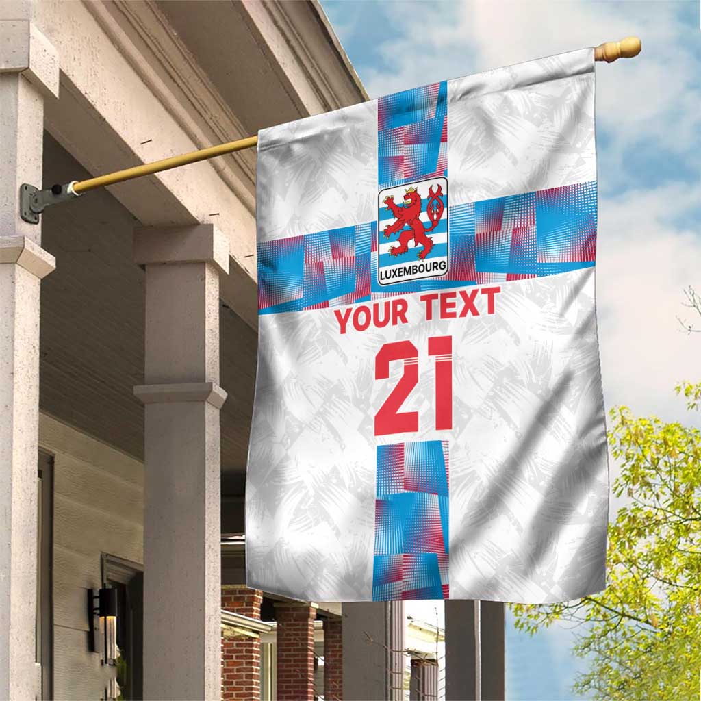 Luxembourg Football Custom Garden Flag Les Lions Rouges - Wonder Print Shop