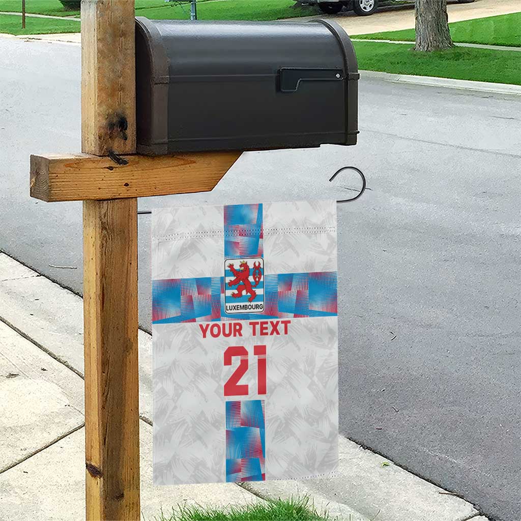 Luxembourg Football Custom Garden Flag Les Lions Rouges - Wonder Print Shop