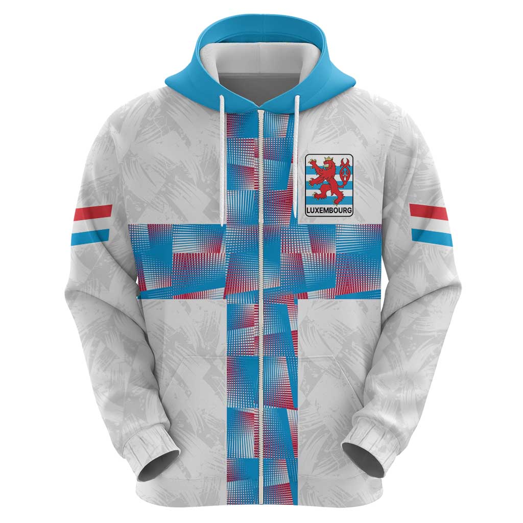 Luxembourg Football Custom Hoodie Les Lions Rouges - Wonder Print Shop