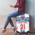Luxembourg Football Custom Luggage Cover Les Lions Rouges - Wonder Print Shop