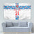 Luxembourg Football Custom Tapestry Les Lions Rouges - Wonder Print Shop