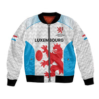 Luxembourg Custom Bomber Jacket Motifs 2021-22 Federation Luxembourgeoise de Rugby LT9 - Wonder Print Shop