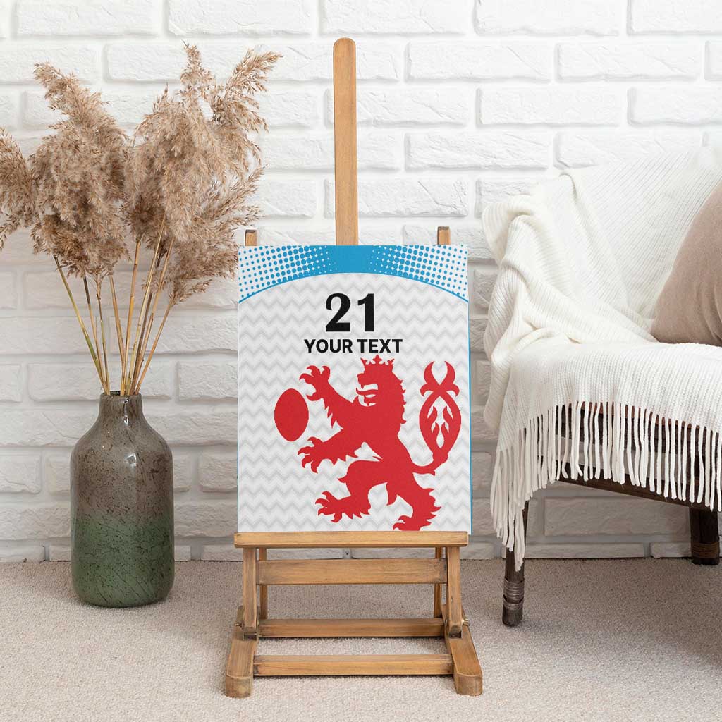 Luxembourg Custom Canvas Wall Art Motifs 2021-22 Federation Luxembourgeoise de Rugby LT9 - Wonder Print Shop