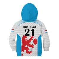 Luxembourg Custom Kid Hoodie Motifs 2021-22 Federation Luxembourgeoise de Rugby - Wonder Print Shop