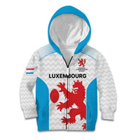 Luxembourg Custom Kid Hoodie Motifs 2021-22 Federation Luxembourgeoise de Rugby - Wonder Print Shop