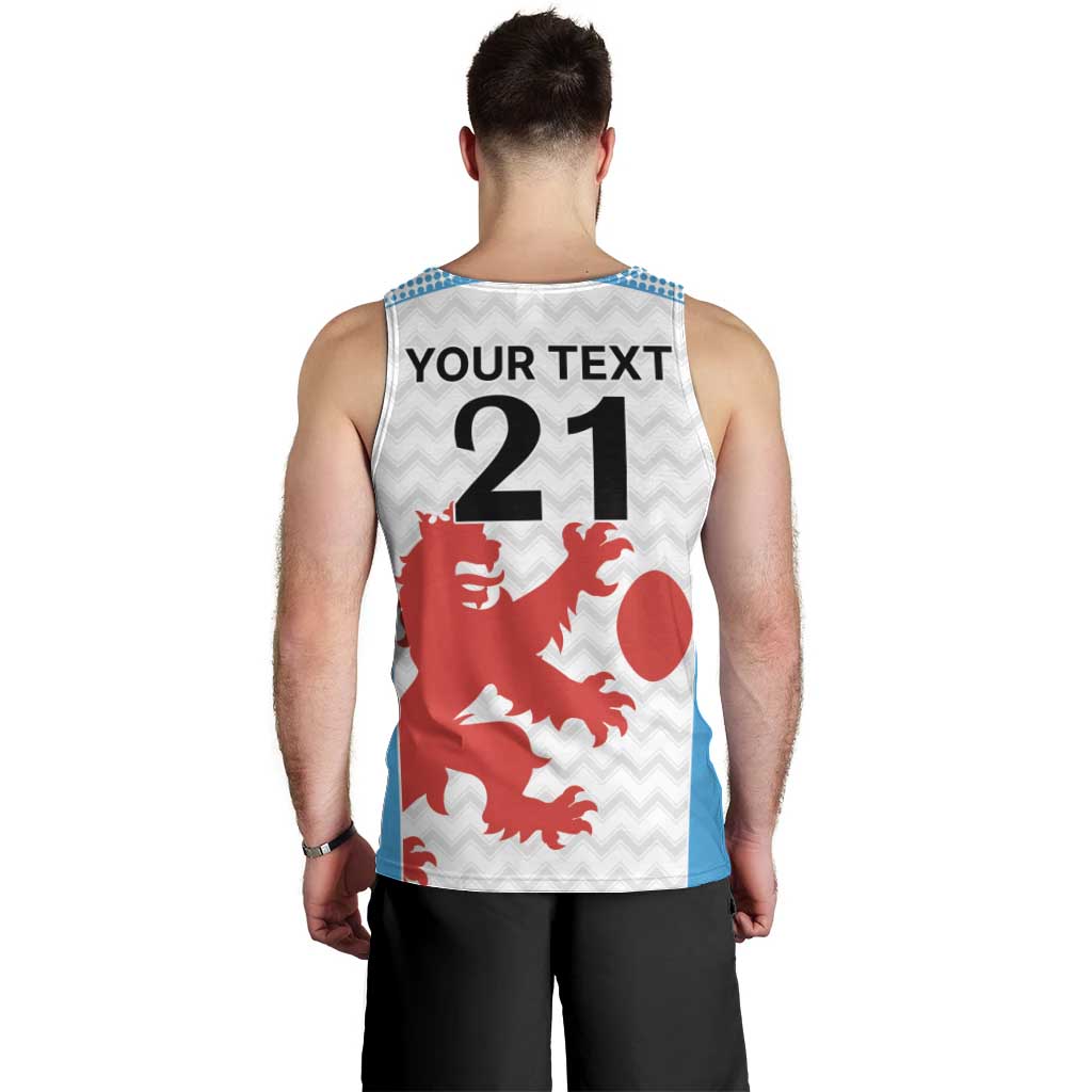 Luxembourg Custom Men Tank Top Motifs 2021-22 Federation Luxembourgeoise de Rugby - Wonder Print Shop