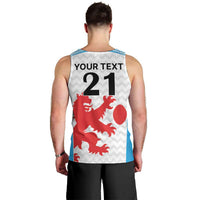 Luxembourg Custom Men Tank Top Motifs 2021-22 Federation Luxembourgeoise de Rugby - Wonder Print Shop