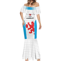 Luxembourg Custom Mermaid Dress Motifs 2021-22 Federation Luxembourgeoise de Rugby - Wonder Print Shop