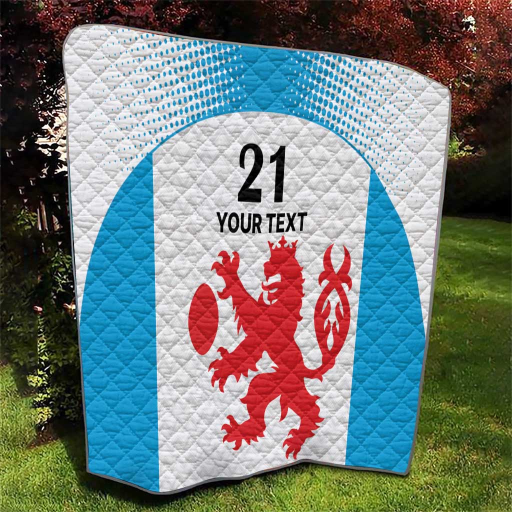 Luxembourg Custom Quilt Motifs 2021-22 Federation Luxembourgeoise de Rugby - Wonder Print Shop