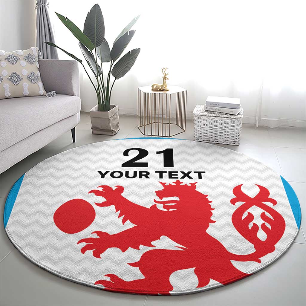 Luxembourg Custom Round Carpet Motifs 2021-22 Federation Luxembourgeoise de Rugby
