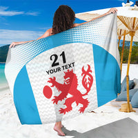Luxembourg Custom Sarong Motifs 2021-22 Federation Luxembourgeoise de Rugby - Wonder Print Shop