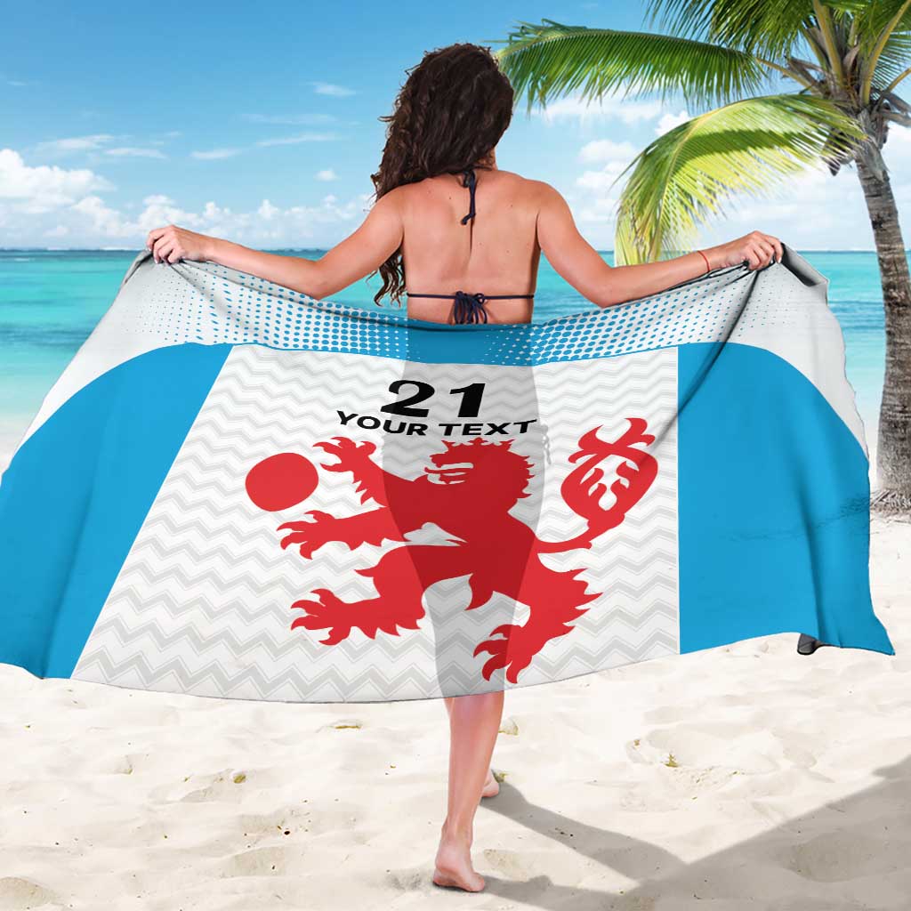 Luxembourg Custom Sarong Motifs 2021-22 Federation Luxembourgeoise de Rugby - Wonder Print Shop