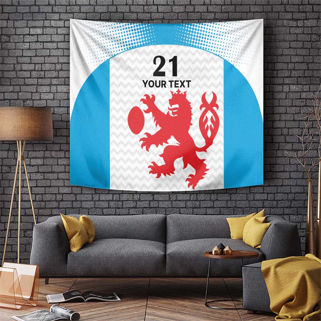 Luxembourg Custom Tapestry Motifs 2021-22 Federation Luxembourgeoise de Rugby - Wonder Print Shop