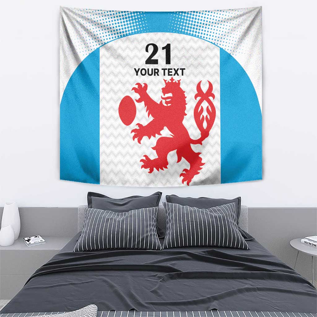 Luxembourg Custom Tapestry Motifs 2021-22 Federation Luxembourgeoise de Rugby - Wonder Print Shop