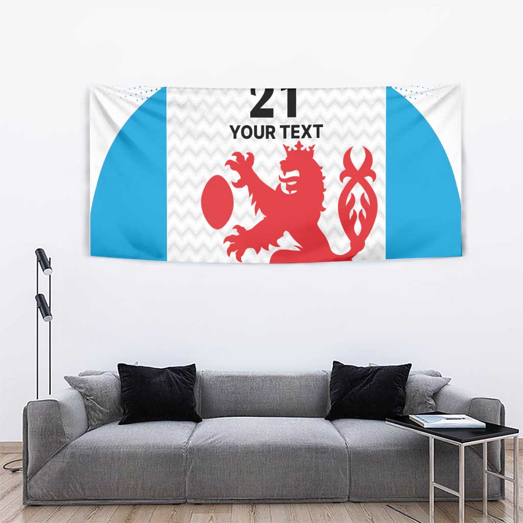 Luxembourg Custom Tapestry Motifs 2021-22 Federation Luxembourgeoise de Rugby - Wonder Print Shop