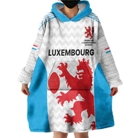 Luxembourg Custom Wearable Blanket Hoodie Motifs 2021-22 Federation Luxembourgeoise de Rugby - Wonder Print Shop