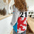Luxembourg Custom Women Casual Shirt Motifs 2021-22 Federation Luxembourgeoise de Rugby - Wonder Print Shop