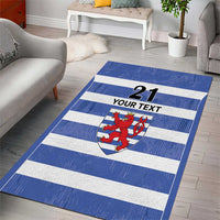 Luxembourg Rugby Custom Area Rug Motifs 1997 Vintage LT9 - Wonder Print Shop