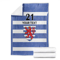 Luxembourg Rugby Custom Blanket Motifs 1997 Vintage
