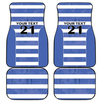 Luxembourg Rugby Custom Car Mats Motifs 1997 Vintage LT9 - Wonder Print Shop