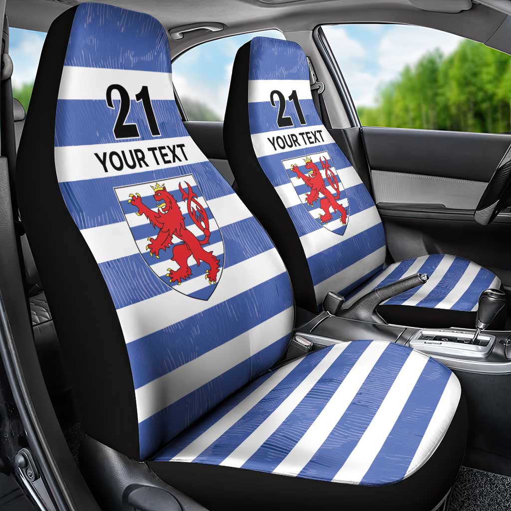 Luxembourg Rugby Custom Car Seat Cover Motifs 1997 Vintage LT9 - Wonder Print Shop