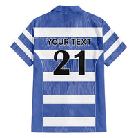 Luxembourg Rugby Custom Family Matching Short Sleeve Bodycon Dress and Hawaiian Shirt Motifs 1997 Vintage - Wonder Print Shop