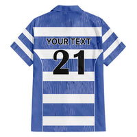 Luxembourg Rugby Custom Hawaiian Shirt Motifs 1997 Vintage - Wonder Print Shop