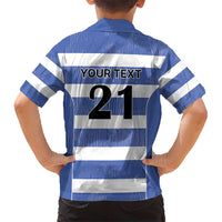 Luxembourg Rugby Custom Hawaiian Shirt Motifs 1997 Vintage - Wonder Print Shop