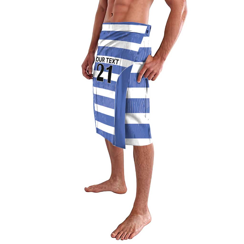 Luxembourg Rugby Custom Lavalava Motifs 1997 Vintage - Wonder Print Shop