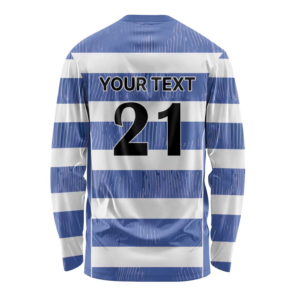 Luxembourg Rugby Custom Long Sleeve Shirt Motifs 1997 Vintage - Wonder Print Shop