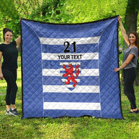 Luxembourg Rugby Custom Quilt Motifs 1997 Vintage - Wonder Print Shop