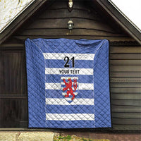 Luxembourg Rugby Custom Quilt Motifs 1997 Vintage - Wonder Print Shop