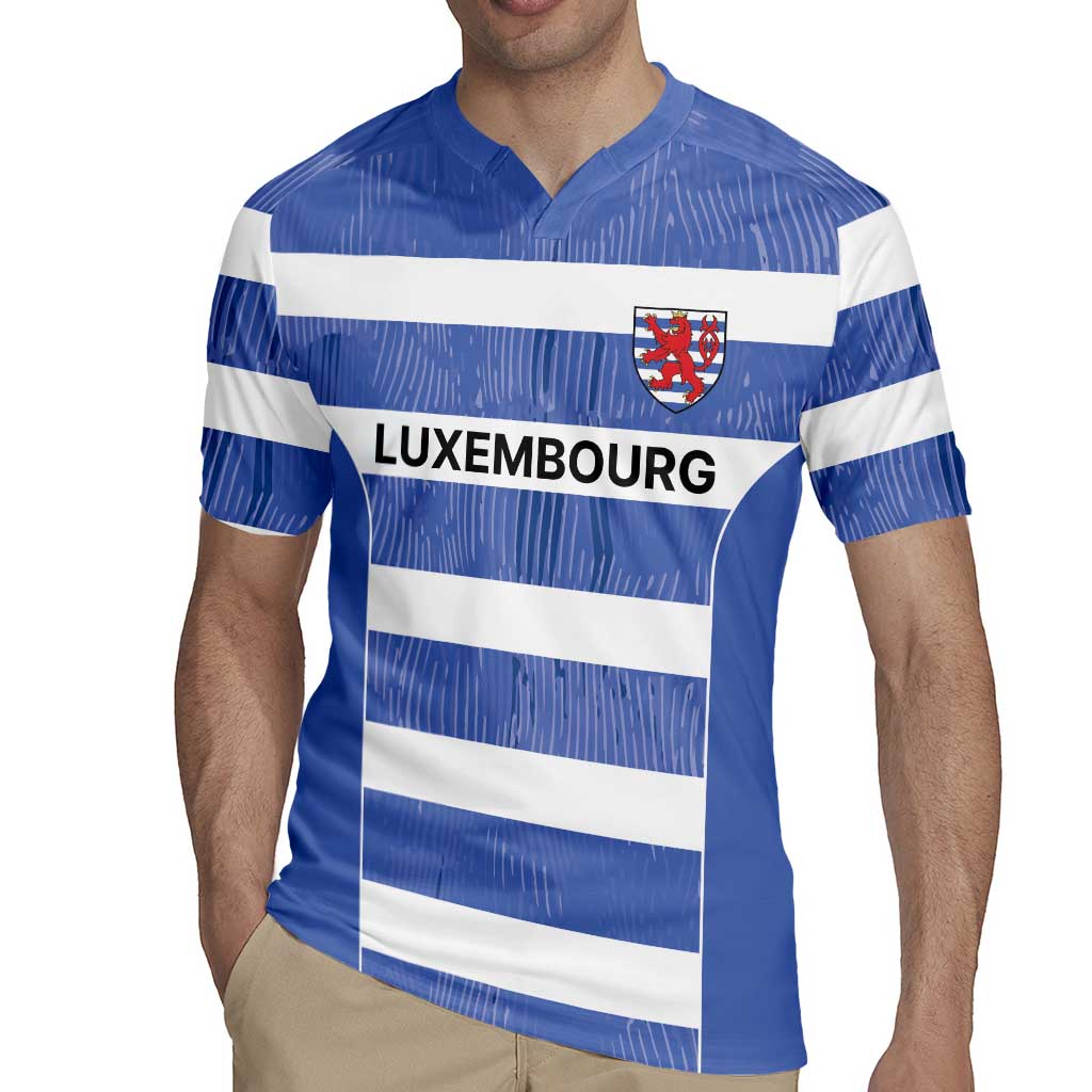 Luxembourg Rugby Custom Rugby Jersey Motifs 1997 Vintage - Wonder Print Shop