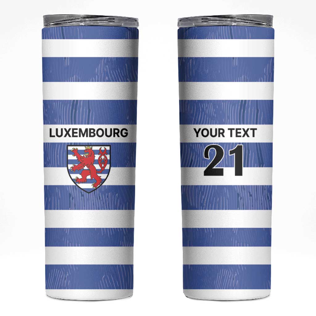Luxembourg Rugby Custom Skinny Tumbler Motifs 1997 Vintage - Wonder Print Shop