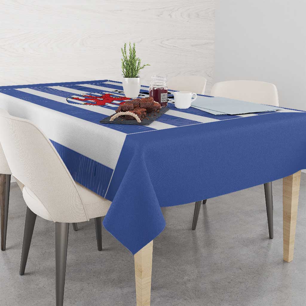 Luxembourg Rugby Custom Tablecloth Motifs 1997 Vintage - Wonder Print Shop