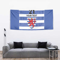 Luxembourg Rugby Custom Tapestry Motifs 1997 Vintage - Wonder Print Shop