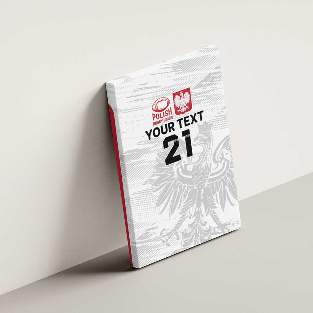 Poland Rugby Custom Canvas Wall Art Biało-czerwoni The White and Reds Sporty Pattern LT9 - Wonder Print Shop