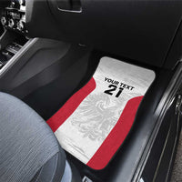 Poland Rugby Custom Car Mats Biało-czerwoni The White and Reds Sporty Pattern LT9 - Wonder Print Shop