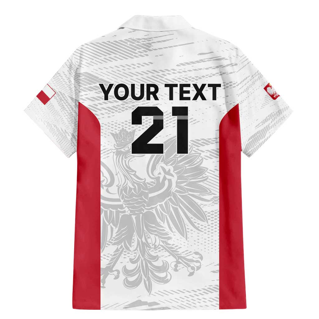 Poland Rugby Custom Family Matching Mermaid Dress and Hawaiian Shirt Biało-czerwoni The White and Reds Sporty Pattern LT9 - Wonder Print Shop