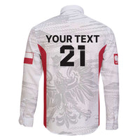 Poland Rugby Custom Family Matching Off Shoulder Short Dress and Hawaiian Shirt Biało-czerwoni The White and Reds Sporty Pattern LT9 - Wonder Print Shop