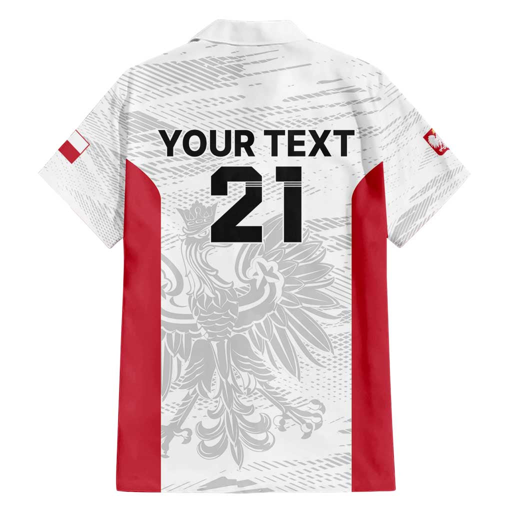 Poland Rugby Custom Hawaiian Shirt Biało-czerwoni The White and Reds Sporty Pattern - Wonder Print Shop