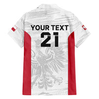 Poland Rugby Custom Hawaiian Shirt Biało-czerwoni The White and Reds Sporty Pattern - Wonder Print Shop