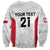 Poland Rugby Custom Sweatshirt Biało-czerwoni The White and Reds Sporty Pattern - Wonder Print Shop