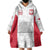 Poland Rugby Custom Wearable Blanket Hoodie Biało-czerwoni The White and Reds Sporty Pattern - Wonder Print Shop